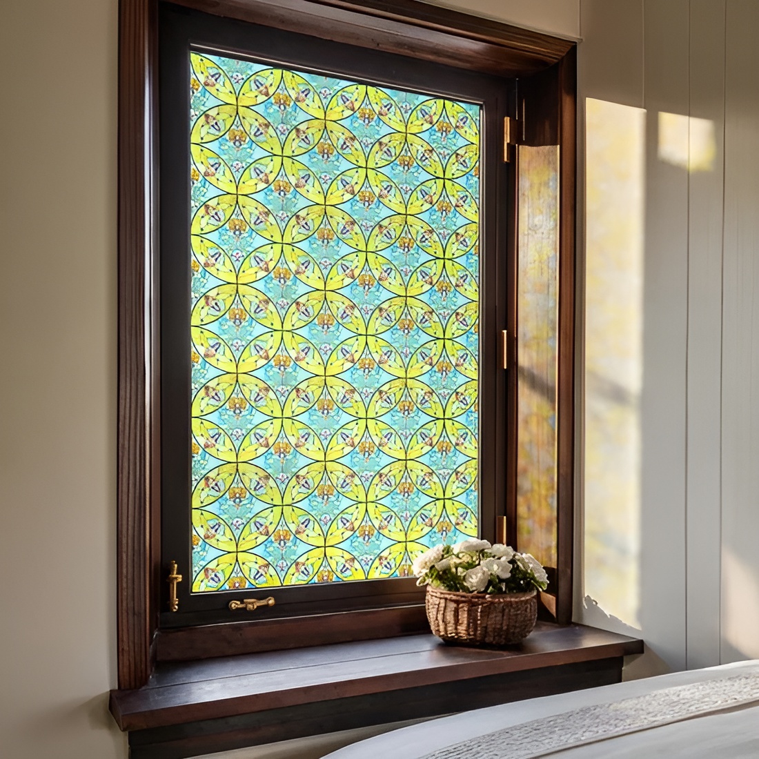 Decorative Stained Glass Window Film Panel