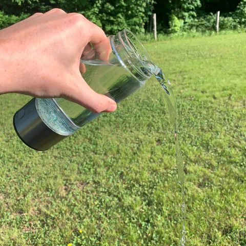 Portable Hydrogen Alkaline Water Ionizer Antioxidant Bottle