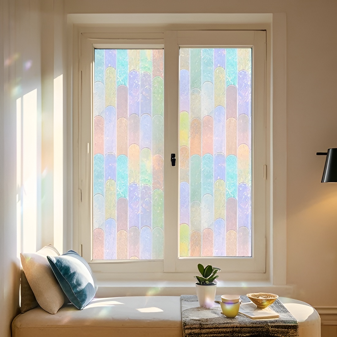 Decorative Stained Glass Window Film Panel