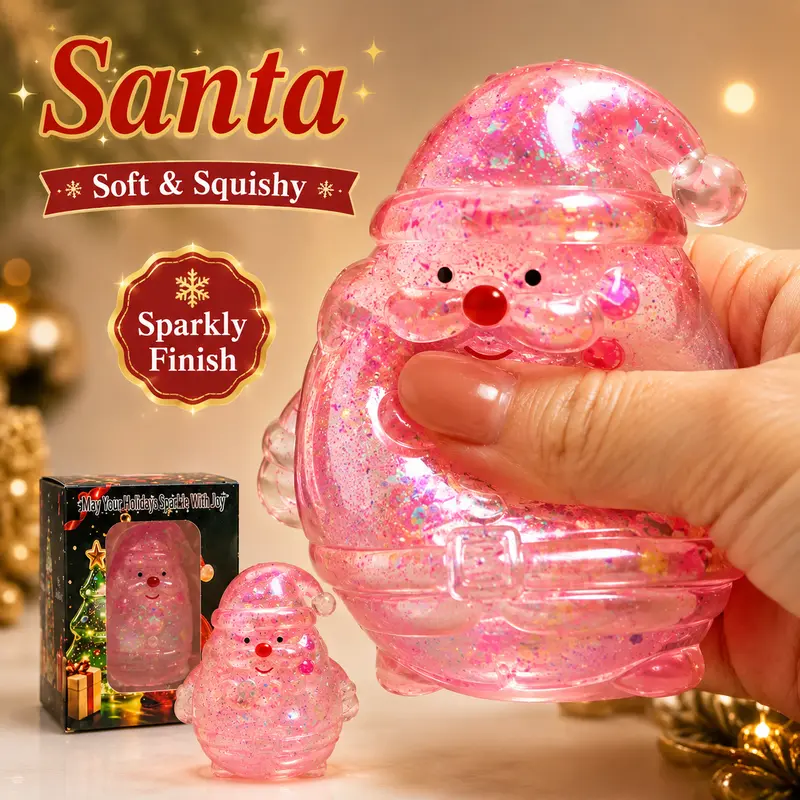Santa Snowman And Christmas Tree Squishy Toys