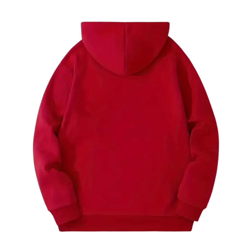 Men Geometric Print Hooded Sweatshirt