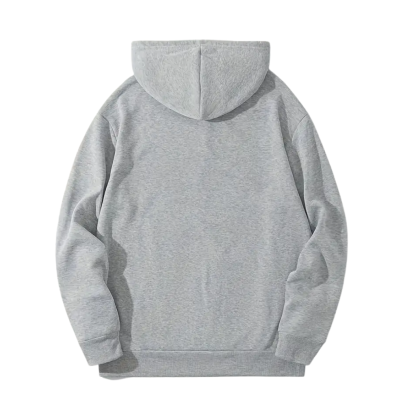 Men Geometric Print Hooded Sweatshirt