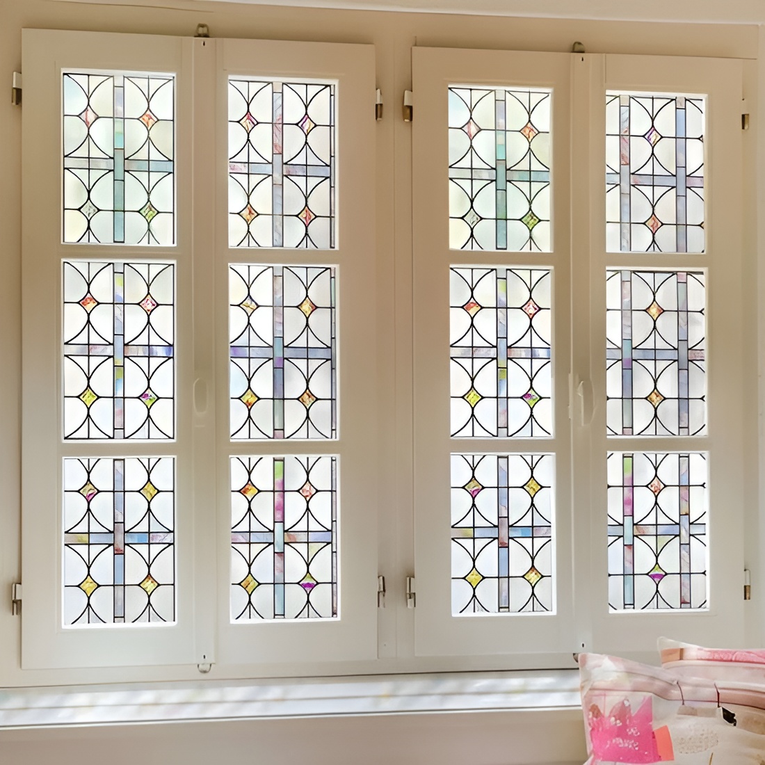 Decorative Stained Glass Window Film Panel