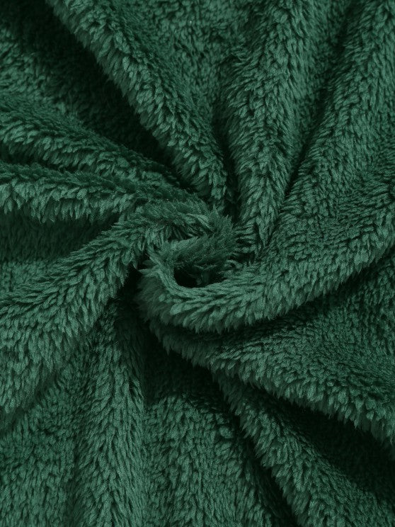 Bear Terry Embroidered Teddy Hoodies - Amzemart