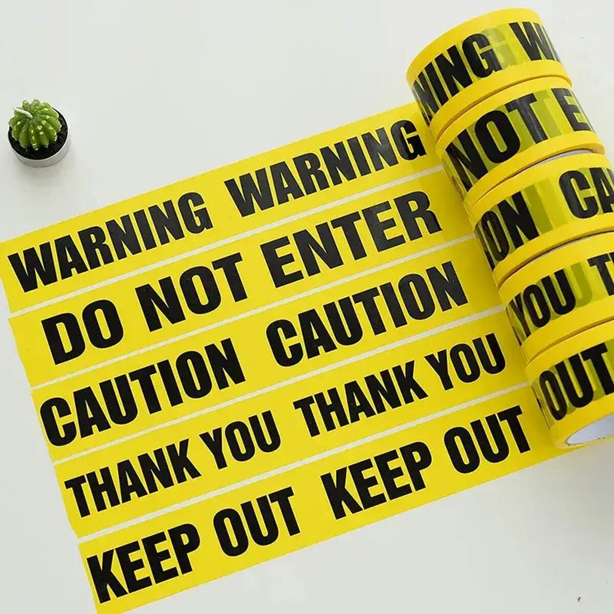 Caution Danger Warning Barrier Tape For Construction Site Decoration