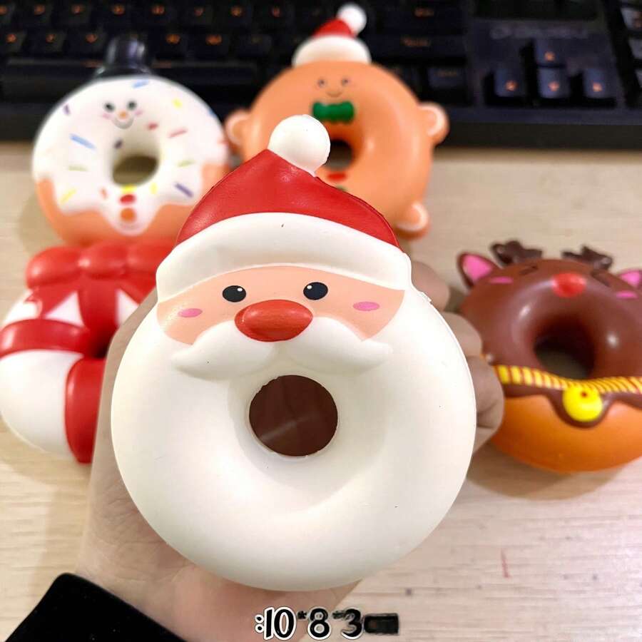 Christmas Santa Snowman Reindeer Squeeze Toys