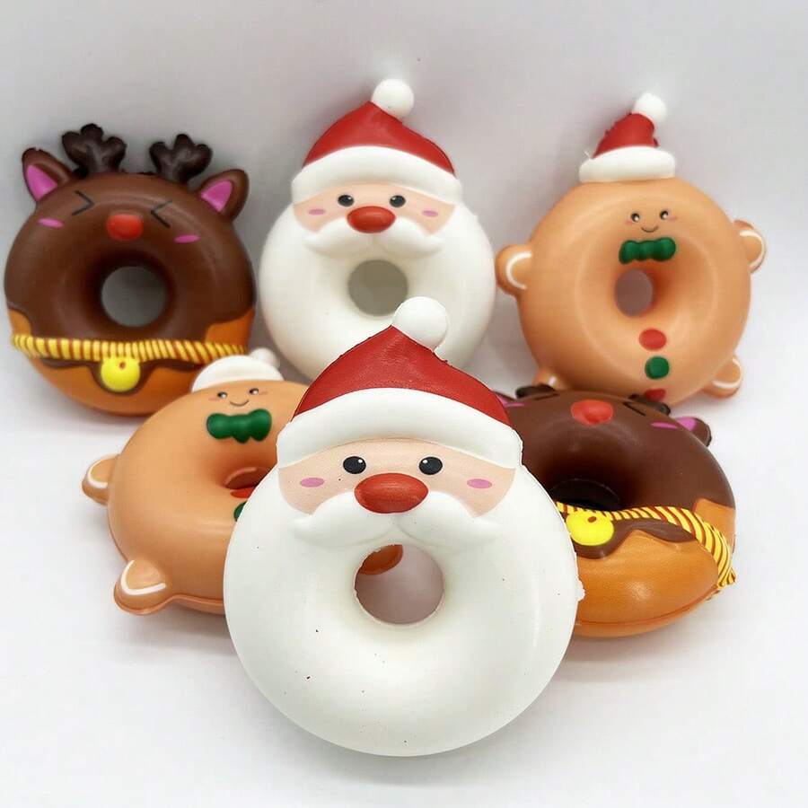 Christmas Santa Snowman Reindeer Squeeze Toys