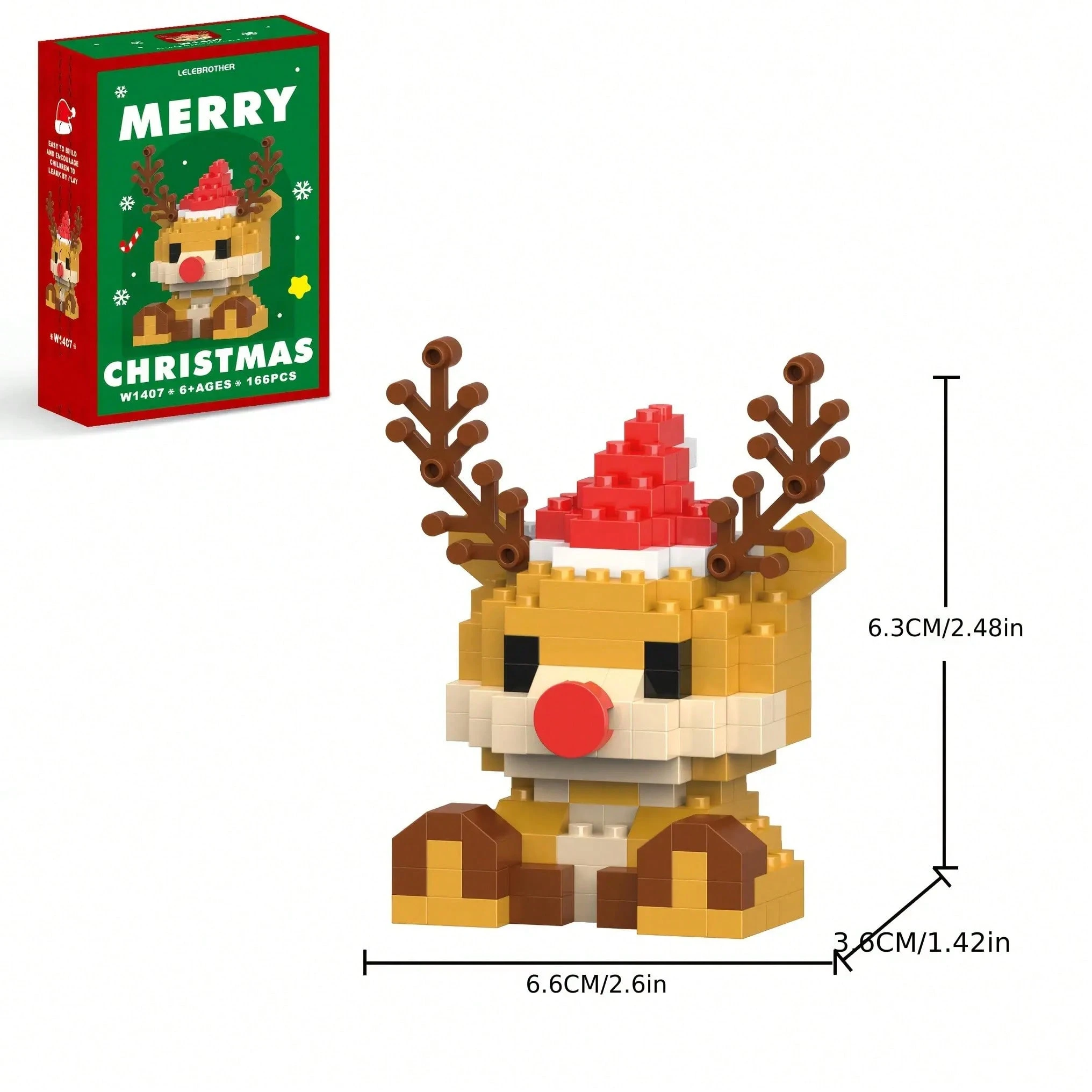 Christmas Character Mini Building Block Toys For Kids
