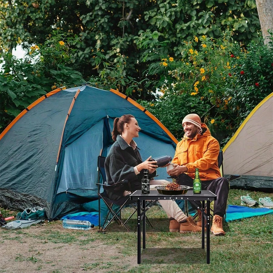 Small Folding Table 2FT Grill Table Foldable Camping Table