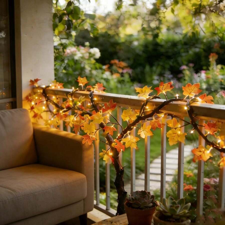 DIY Cherry Blossom Willow Vine Christmas Lights  