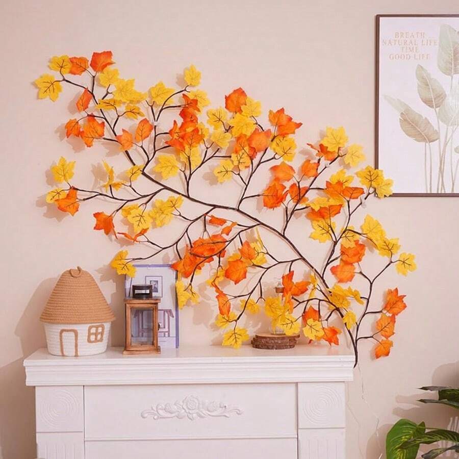 DIY Cherry Blossom Willow Vine Christmas Lights  