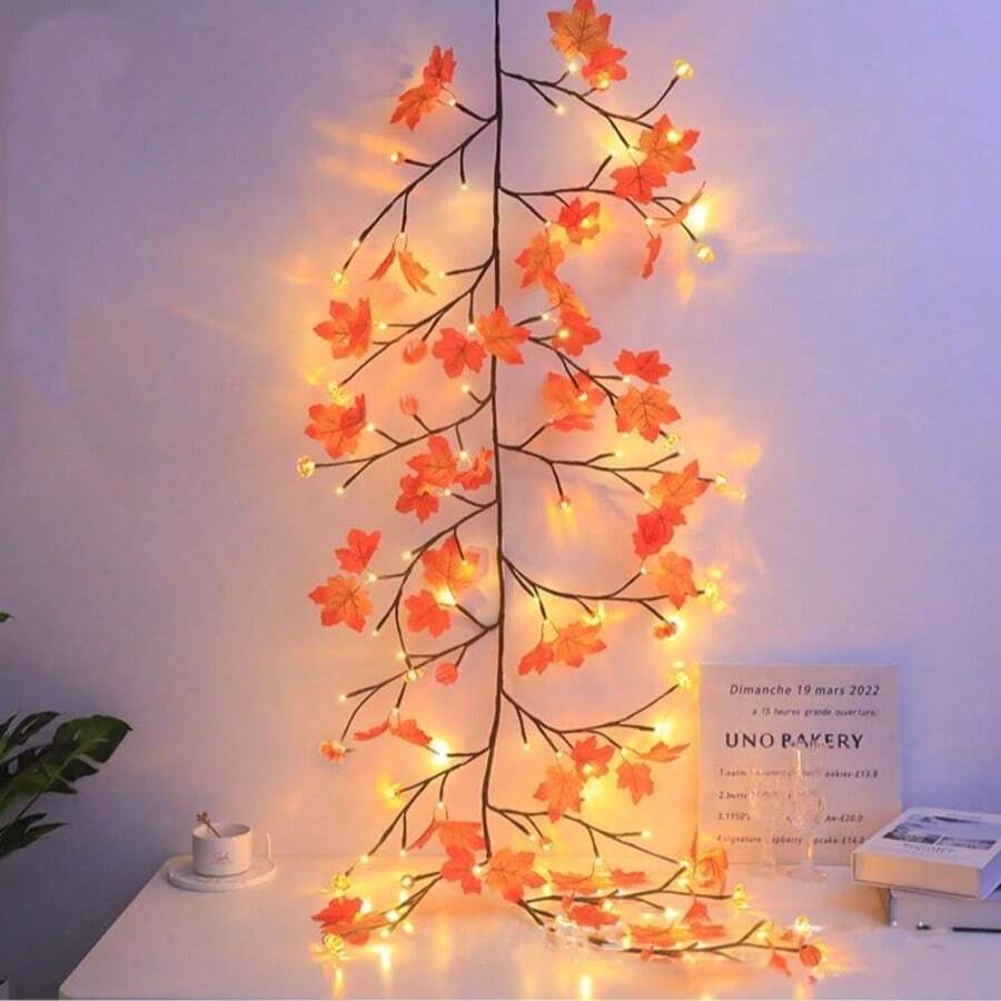 DIY Cherry Blossom Willow Vine Christmas Lights  