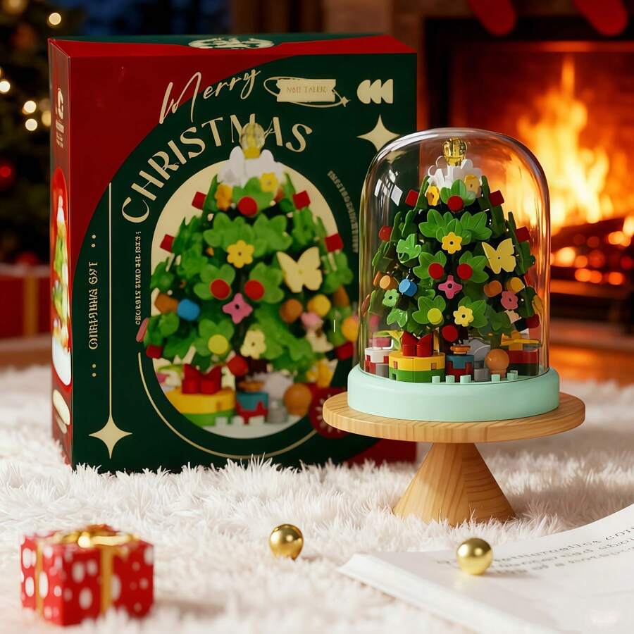 DIY Christmas Building Blocks With Cover