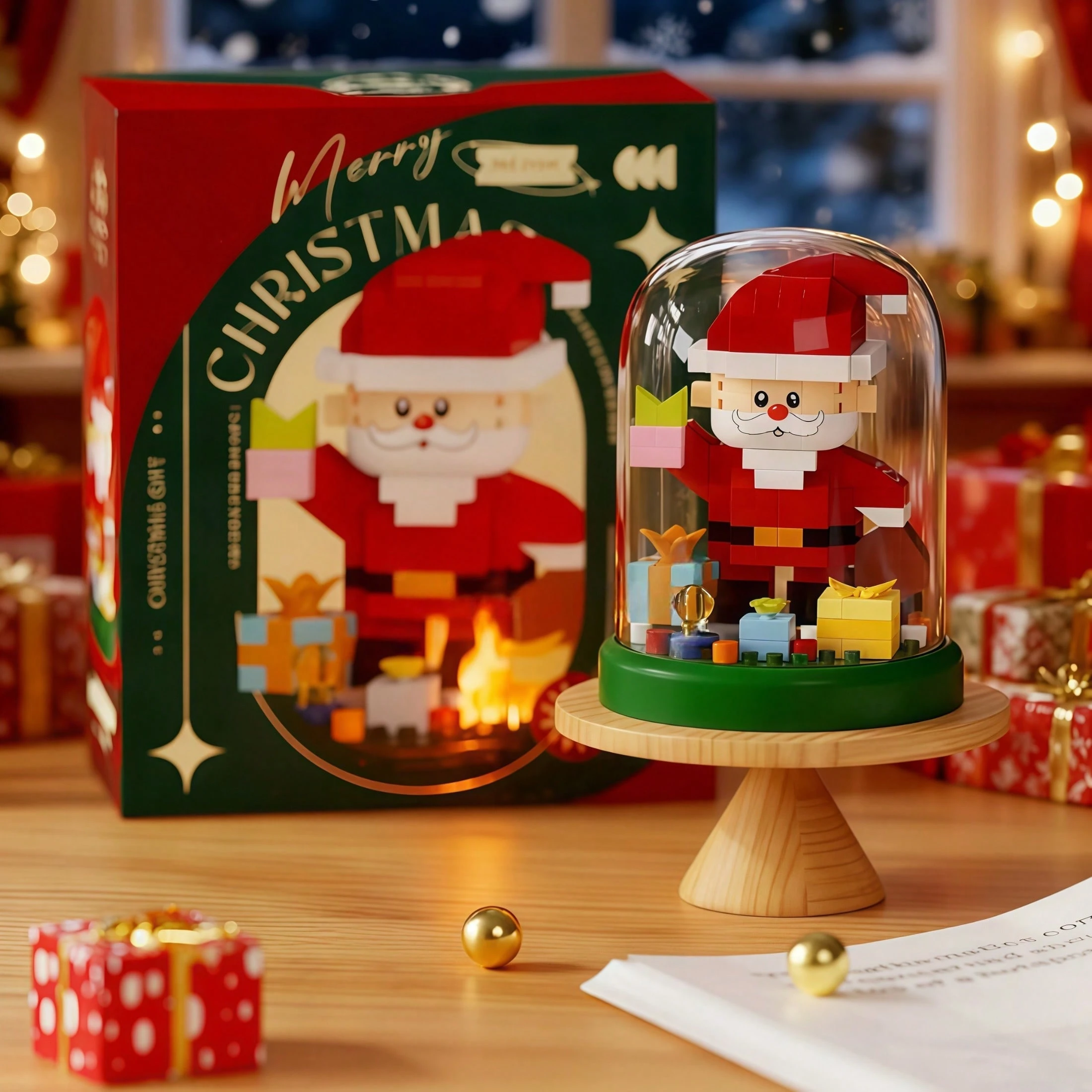 DIY Christmas Building Blocks With Cover
