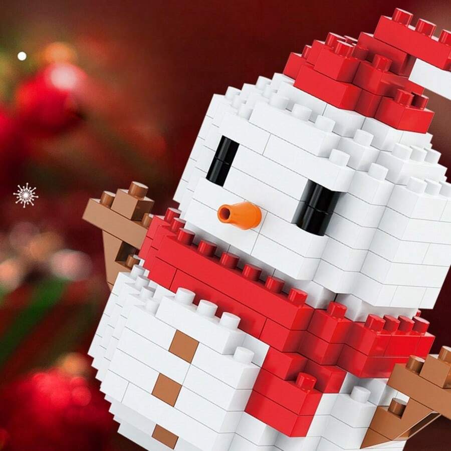Christmas Micro Mini Building Blocks Set
