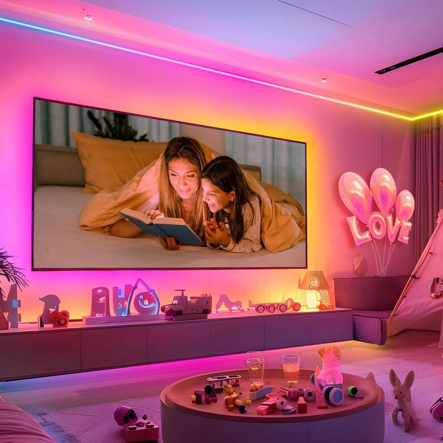 Remote Control LED Strip Christmas Lights For Room Lighting  