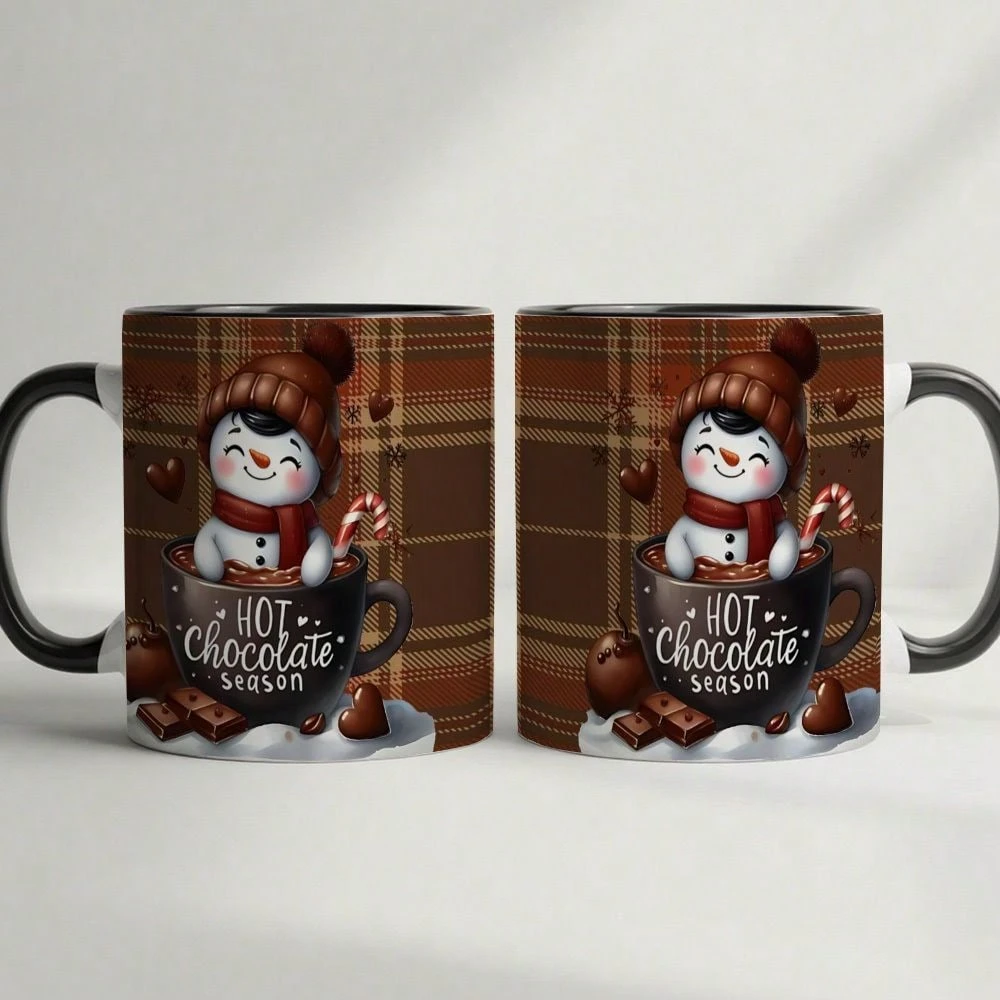 Christmas Snowman Coffee Mug For Family