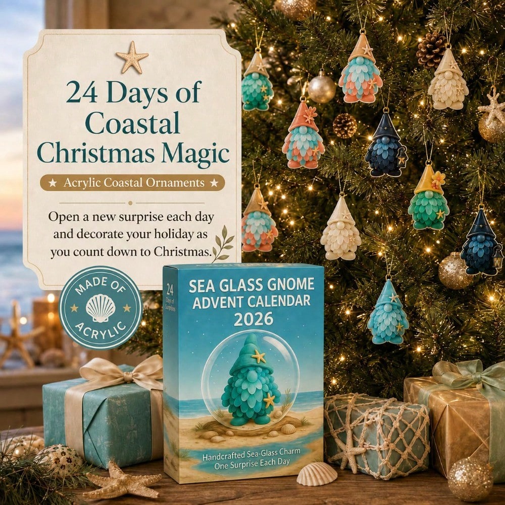 2026 Sea Glass Gnome Christmas Advent Calendar