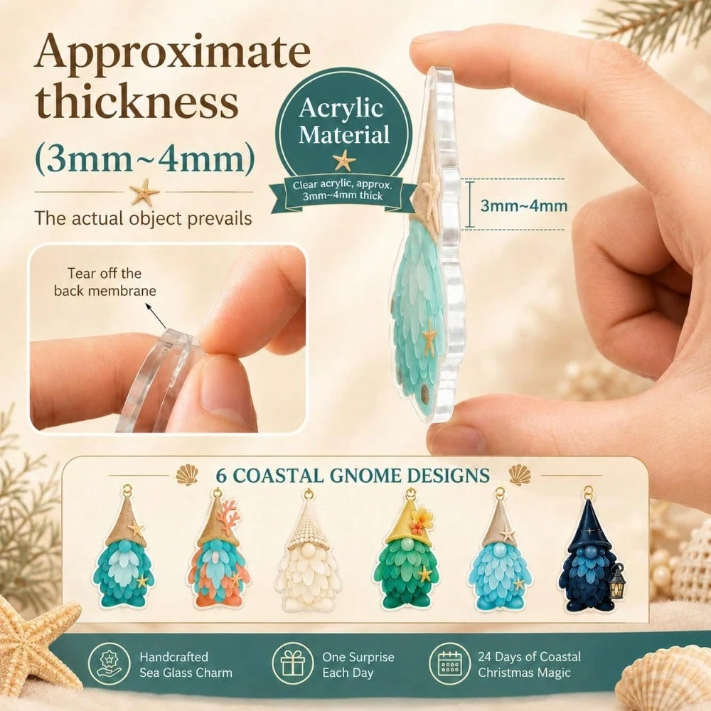 2026 Sea Glass Gnome Christmas Advent Calendar