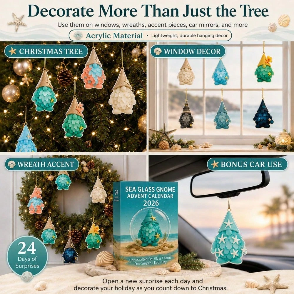 2026 Sea Glass Gnome Christmas Advent Calendar