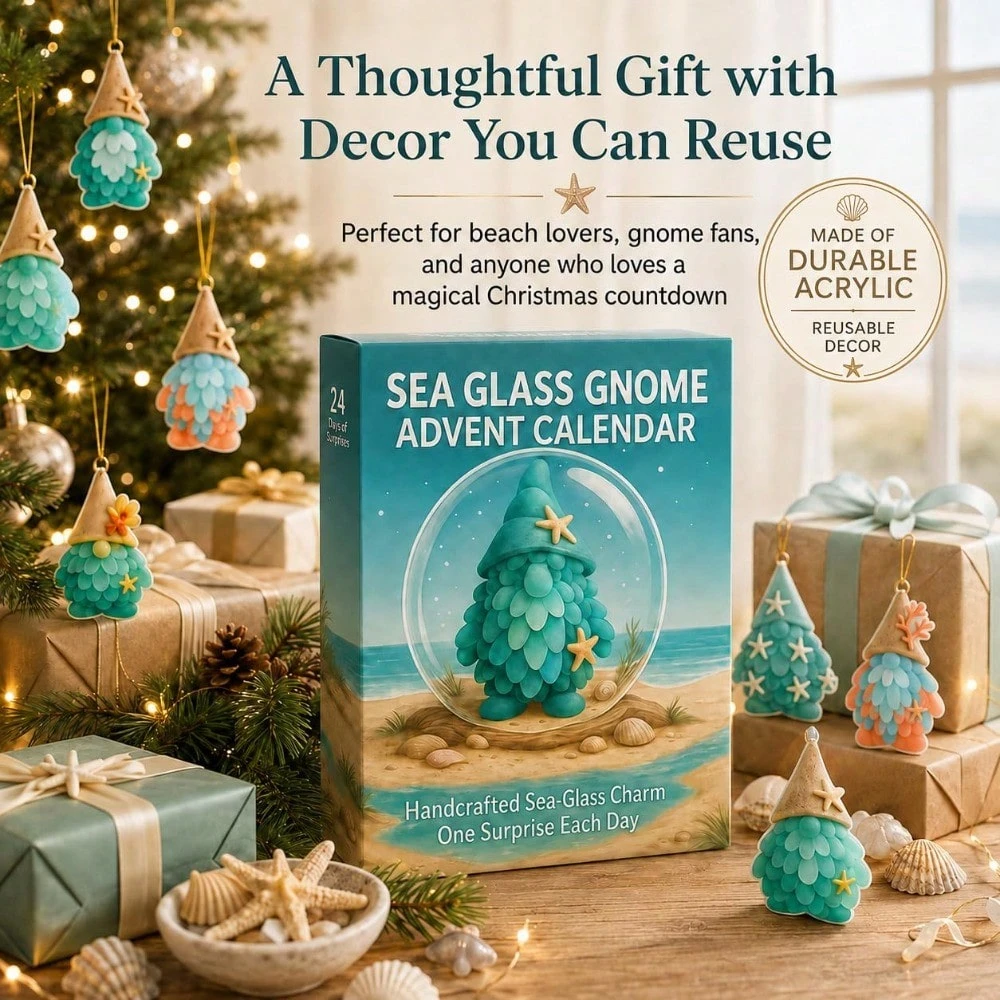 2026 Sea Glass Gnome Christmas Advent Calendar