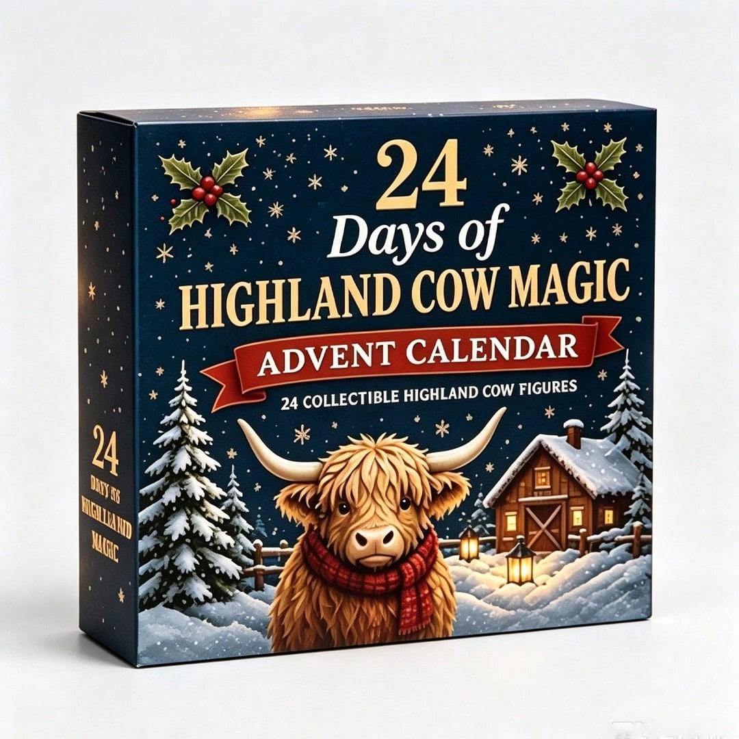 2026 Christmas Advent Calendar Countdown Box For Home Decor
