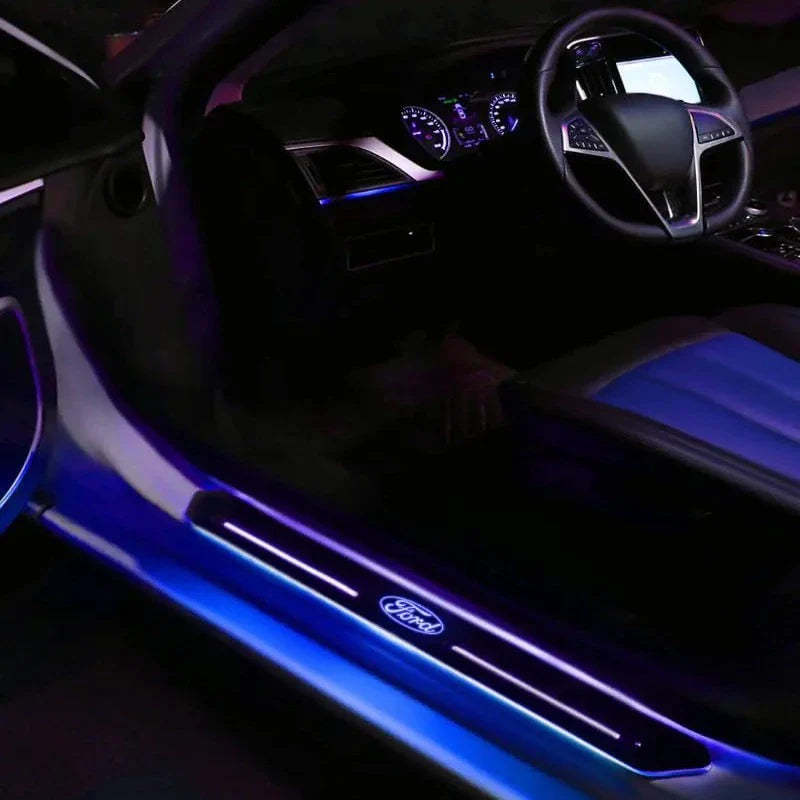 LED Illuminated Ford Door Sills-Amzemart
