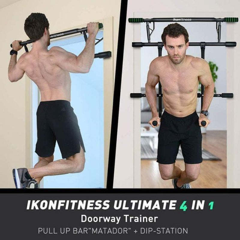4 In 1 Doorway Trainer Pullup Bar-Amzemart