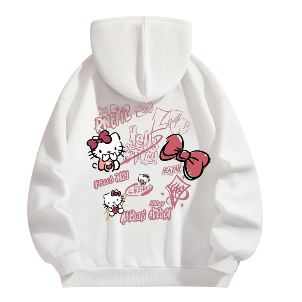 Women Graphic Hooded Sweatshirt