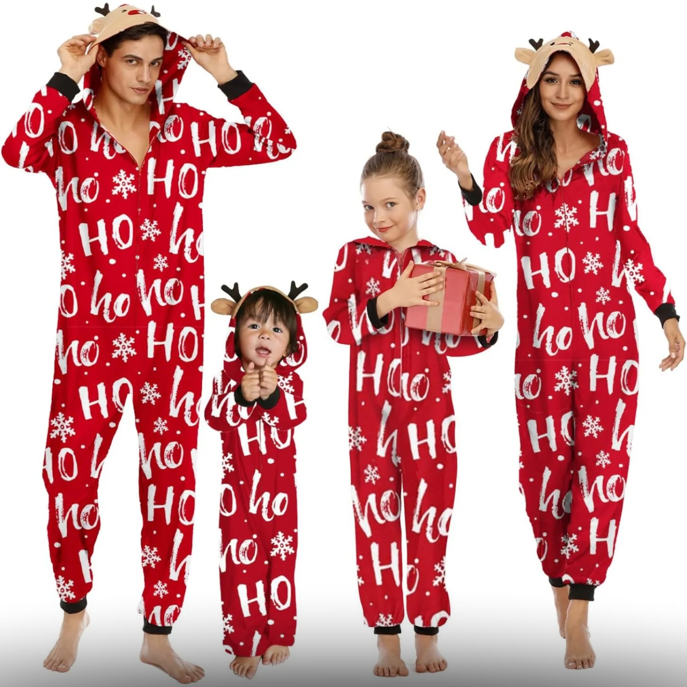 Christmas Pajamas With Long Sleeve Tops And Loungewear