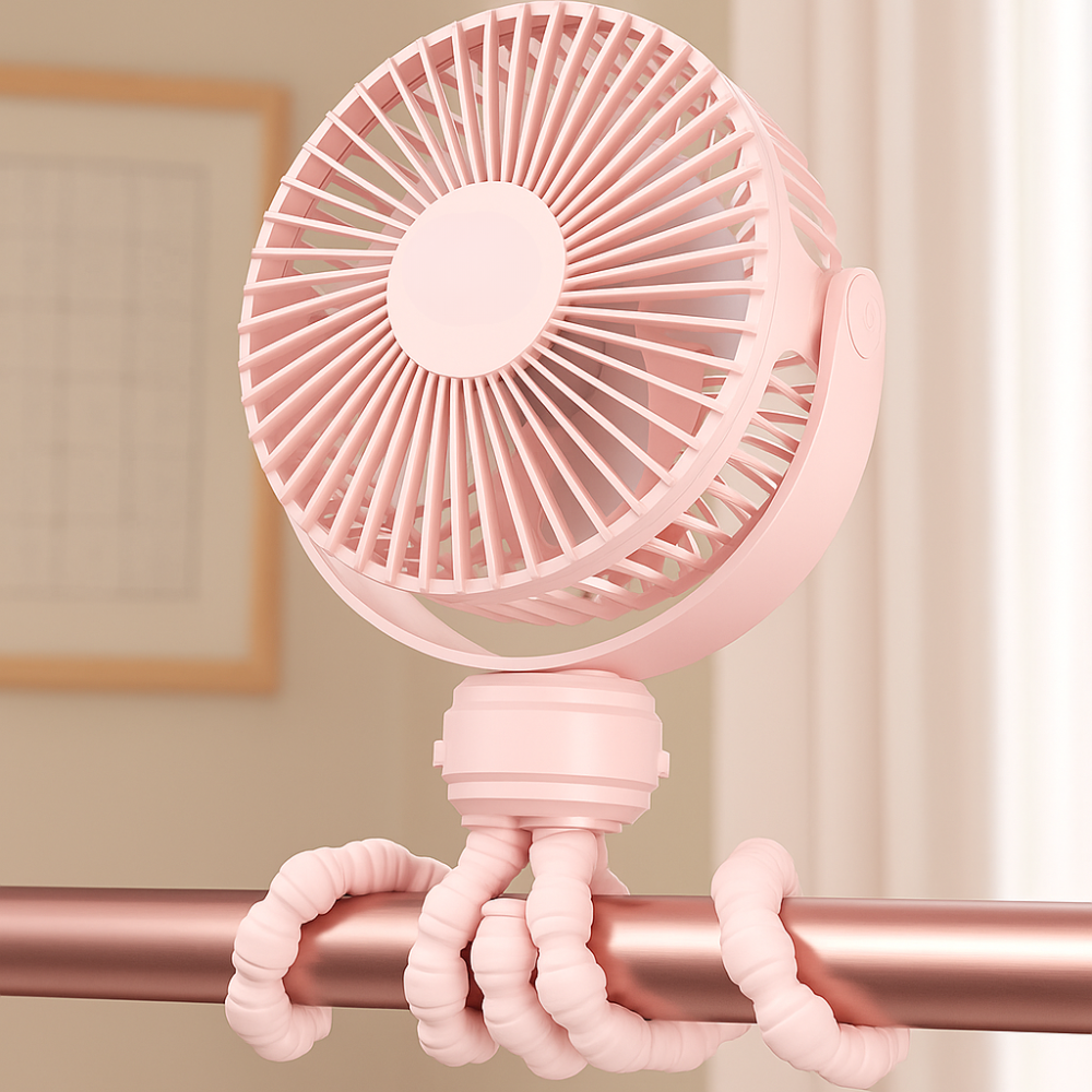 Battery Operated Mini Portable Stroller Fan