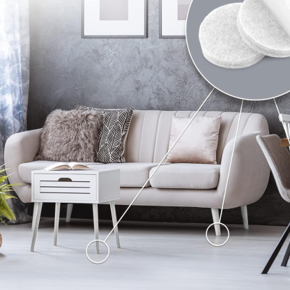 Furniture Base Pads With Soft Noise Control Felt