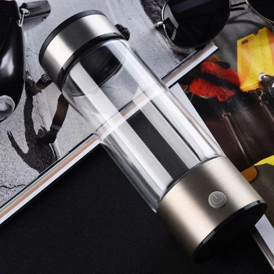 Portable Hydrogen Alkaline Water Ionizer Antioxidant Bottle