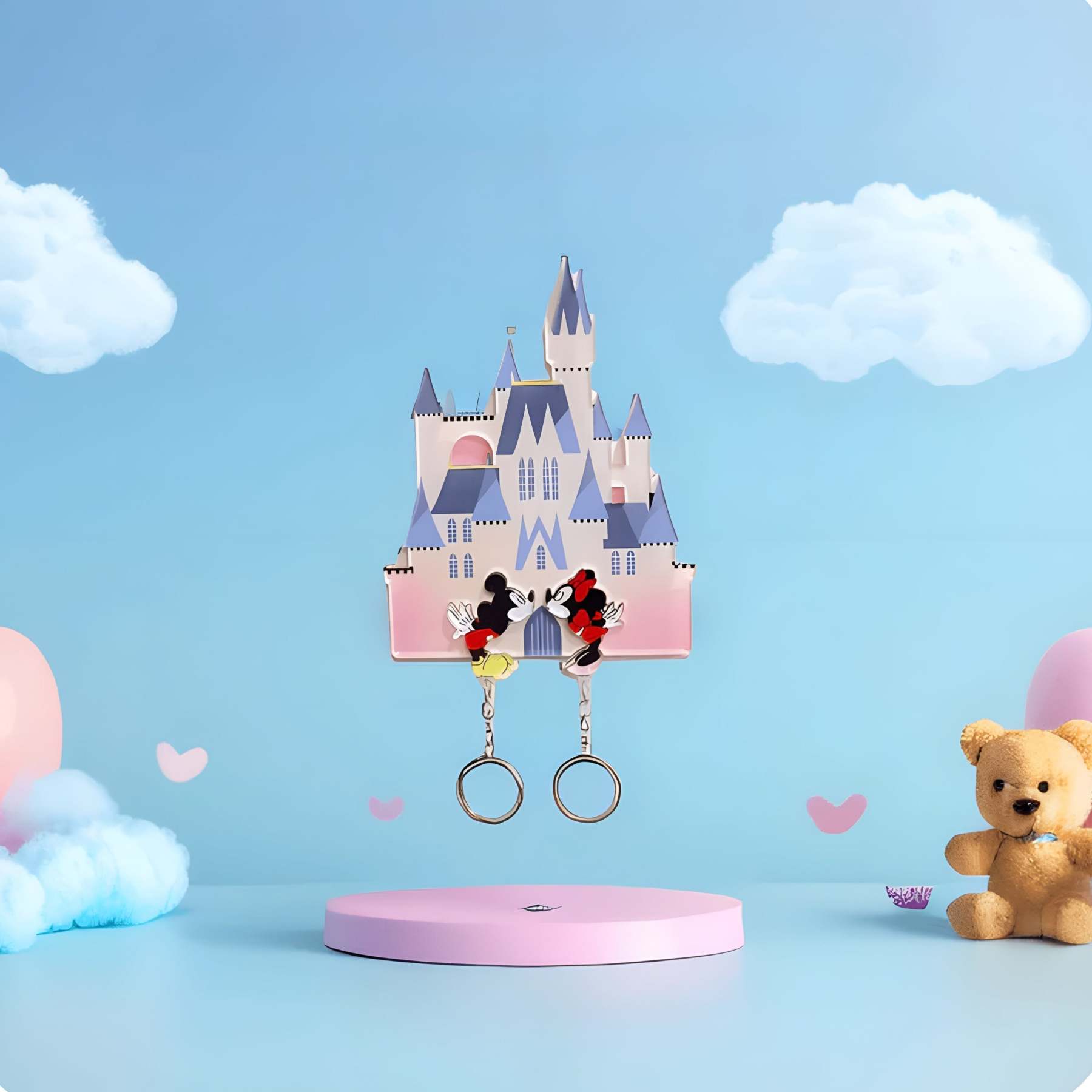 Easy To Install Wall Mounted Cartoon Key Holder-Amzemart