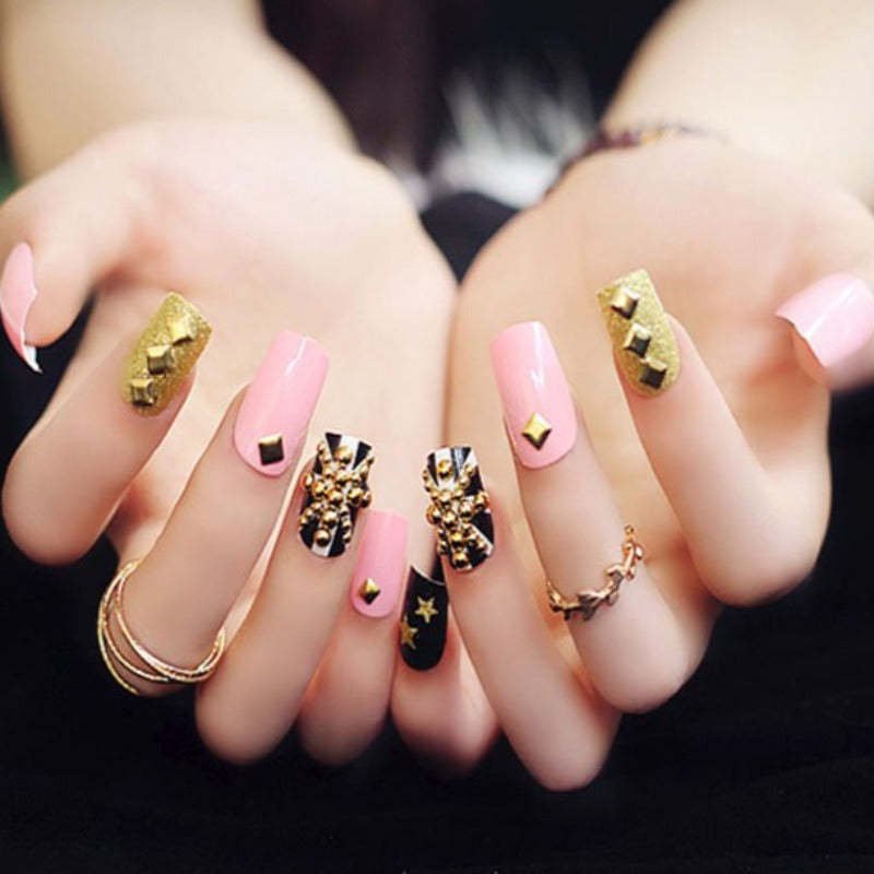Acrylic Studded Nails - FREE SHIP DEALS