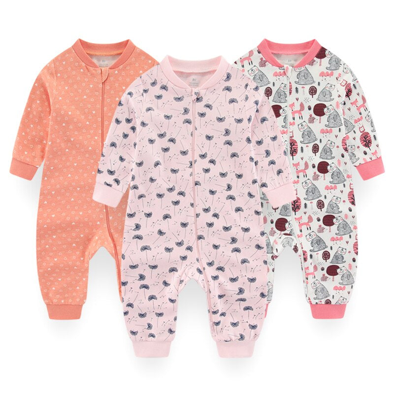 3Pcs Christmas Baby Cartoon Infant Rompers-Children Cloth Shop