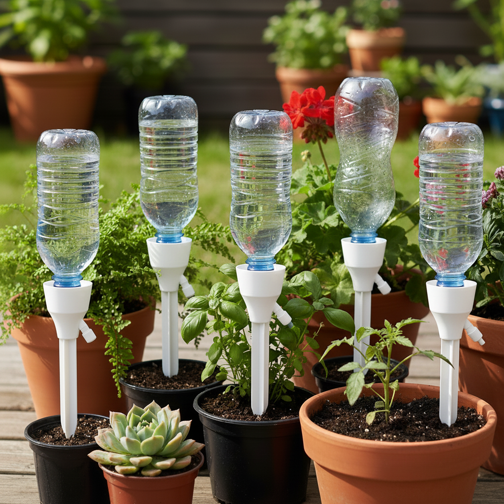 Pack Of 5 Self Watering Spikes Drip Irrigation For Plants