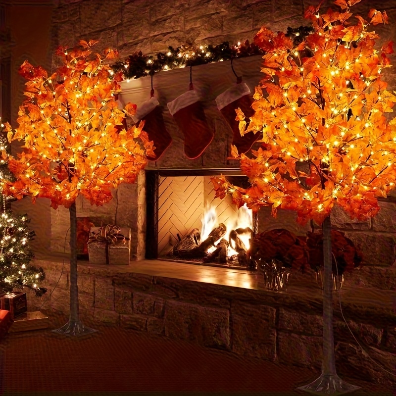 LED Maple Tree for Autumn and Holiday Christmas Decor