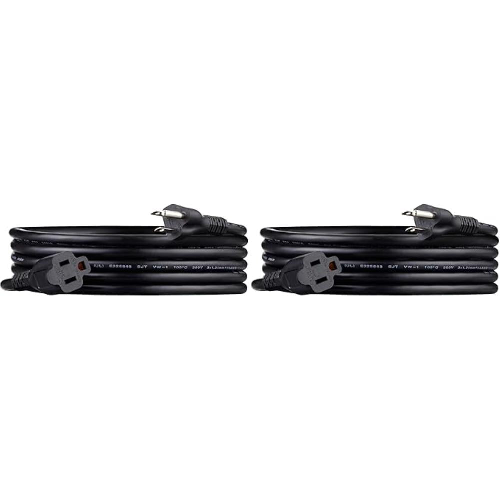Indoor Extension Power Cord With Flat Plug