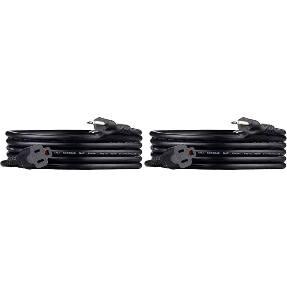 Indoor Extension Power Cord With Flat Plug