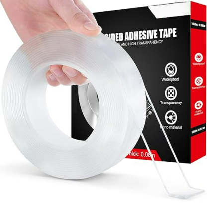 Multipurpose Mounting Transparent Tape For Reusable Wall Fixing