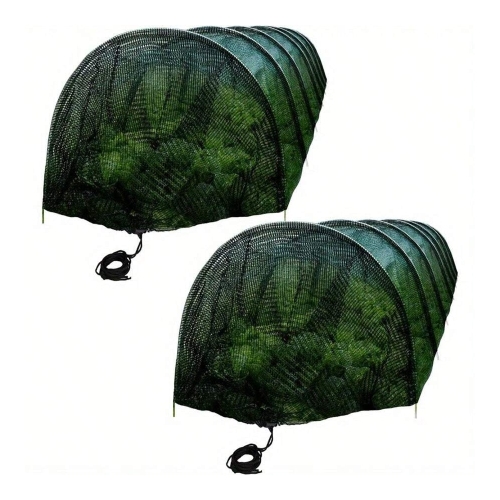 10ft 2-In-1 Portable Greenhouse And Garden Frost Tunnel Shade Net - Quick Release, Provides Shade And Heat