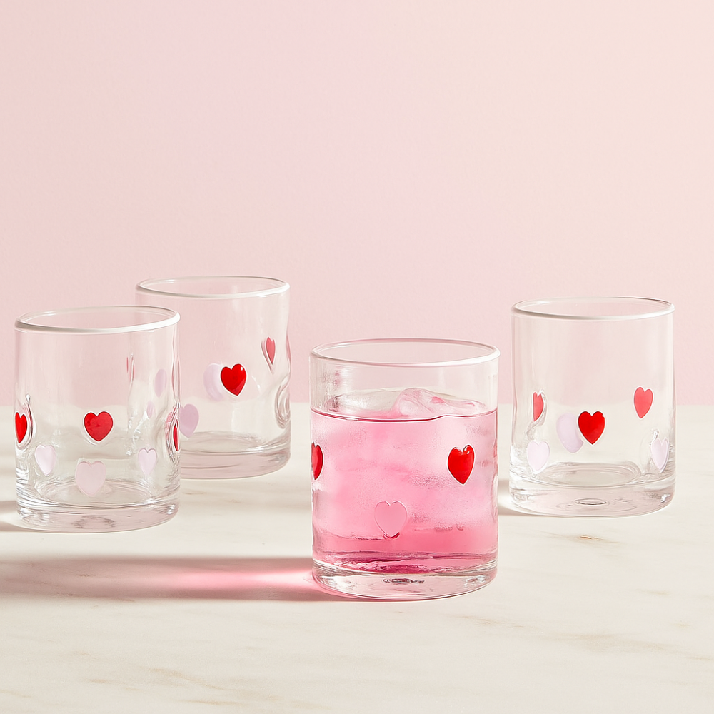 Icon Drinking Glasses Set Of 4