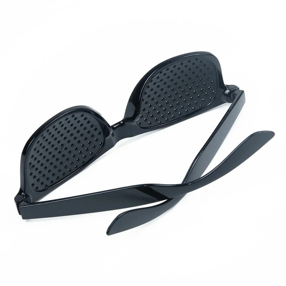 Pinhole Lens Reading Frame Perforated Design Glasses