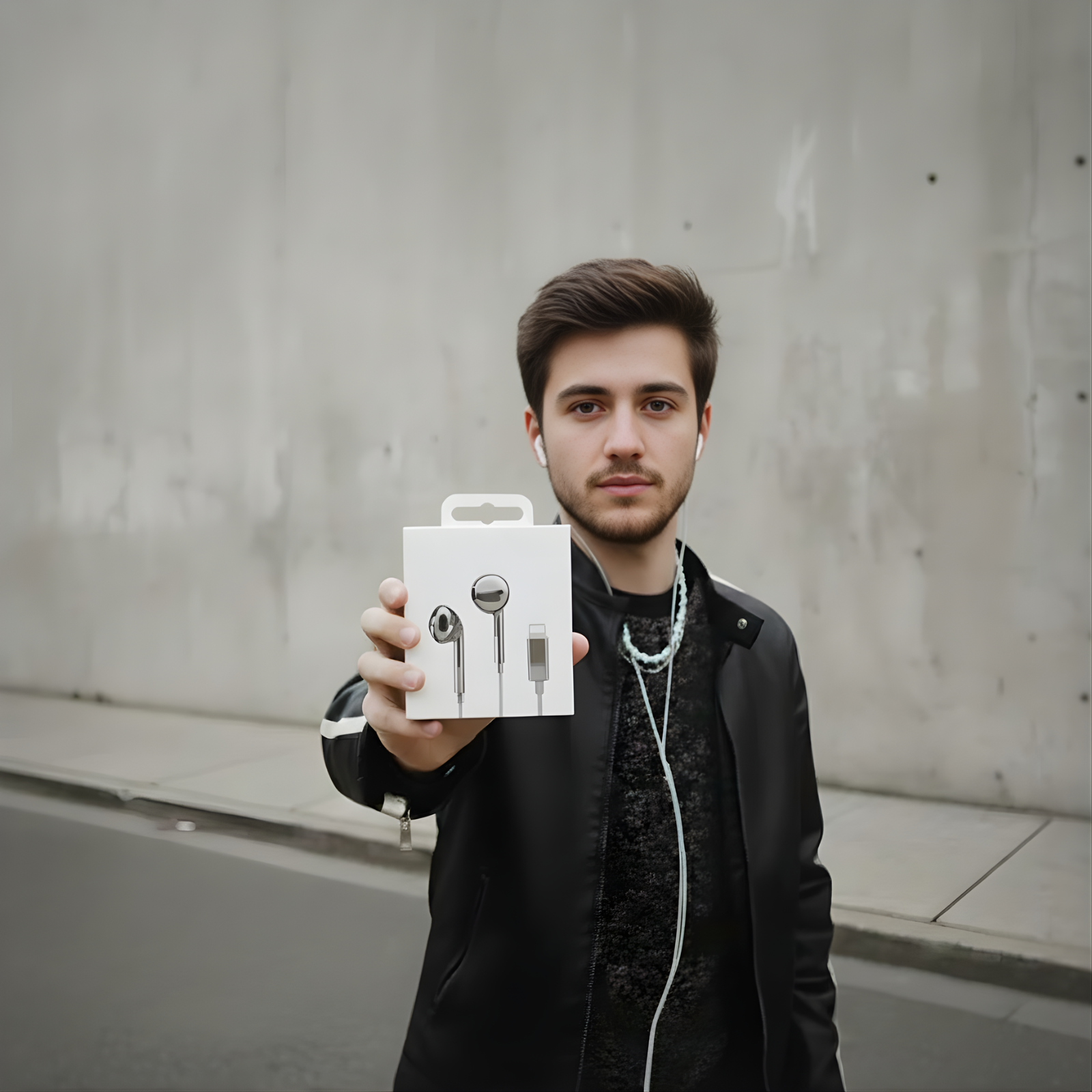 Metallic Wired Earbuds With Clear Stereo Sound