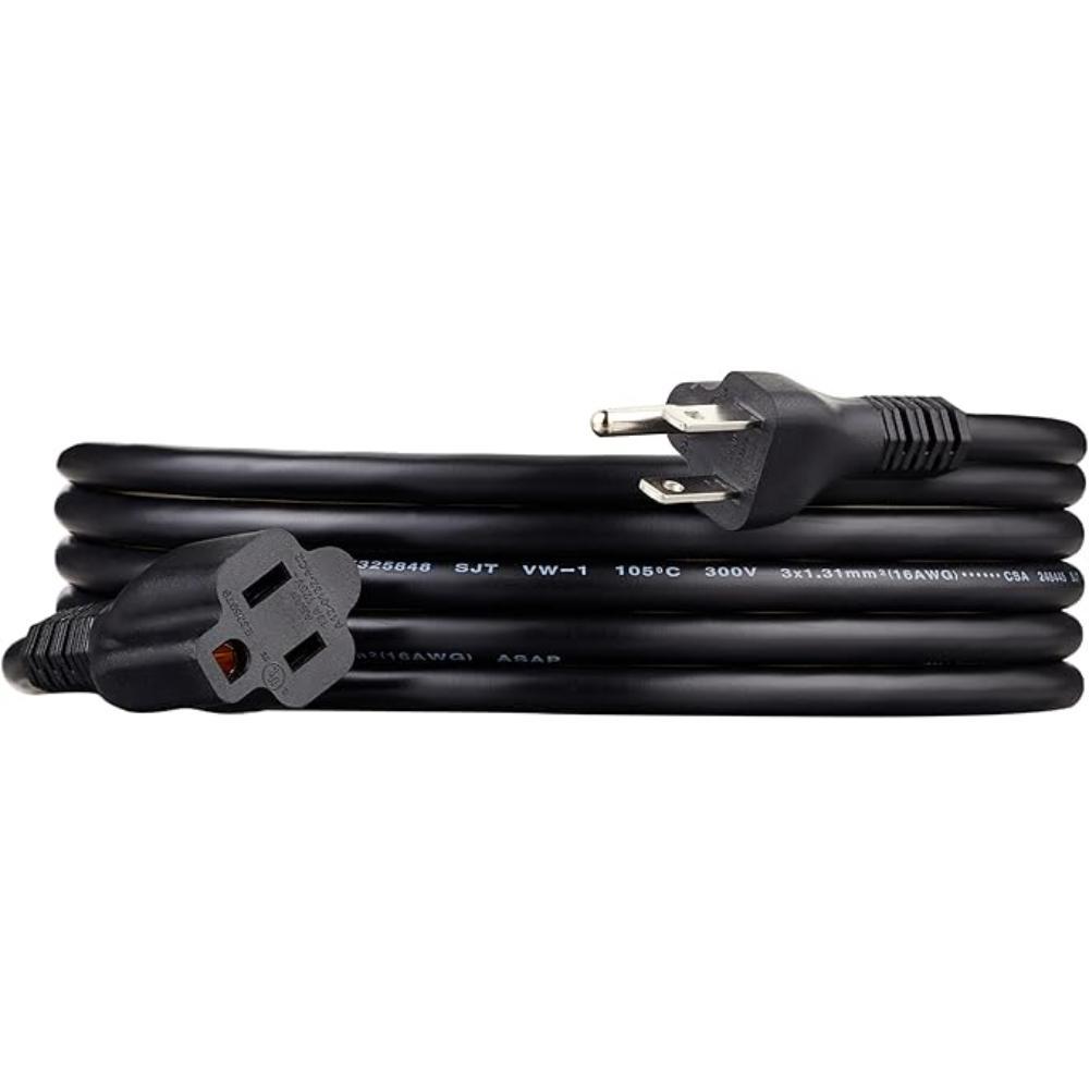 Indoor Extension Power Cord With Flat Plug