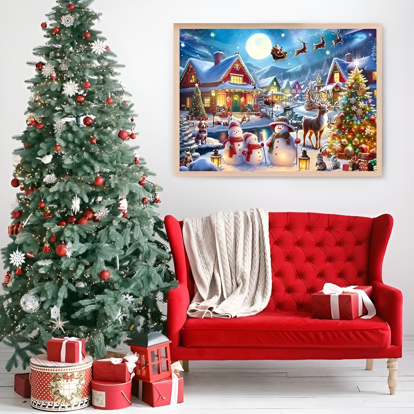 Christmas Large Diamond Painting Kits for Adults