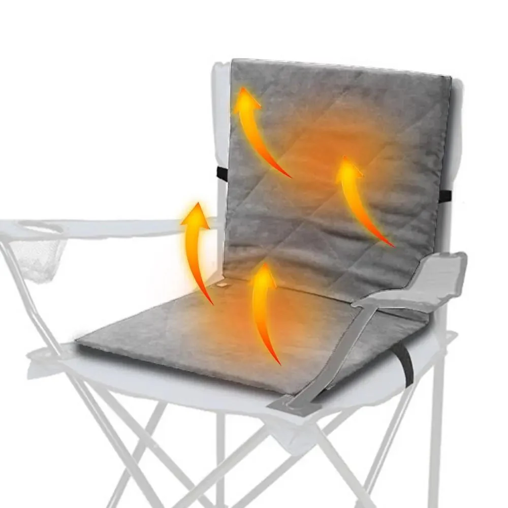 Foldable Heated Seat Cushion With Adjustable Temperature Controller