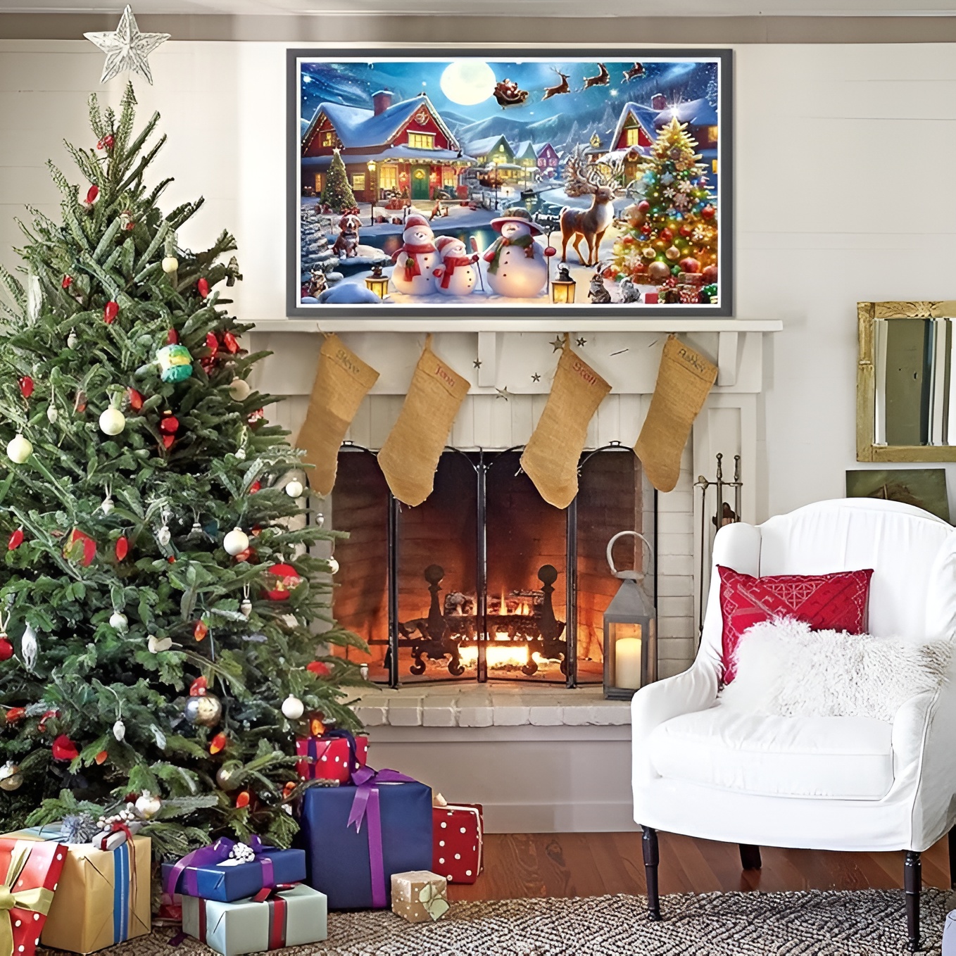 Christmas Large Diamond Painting Kits for Adults