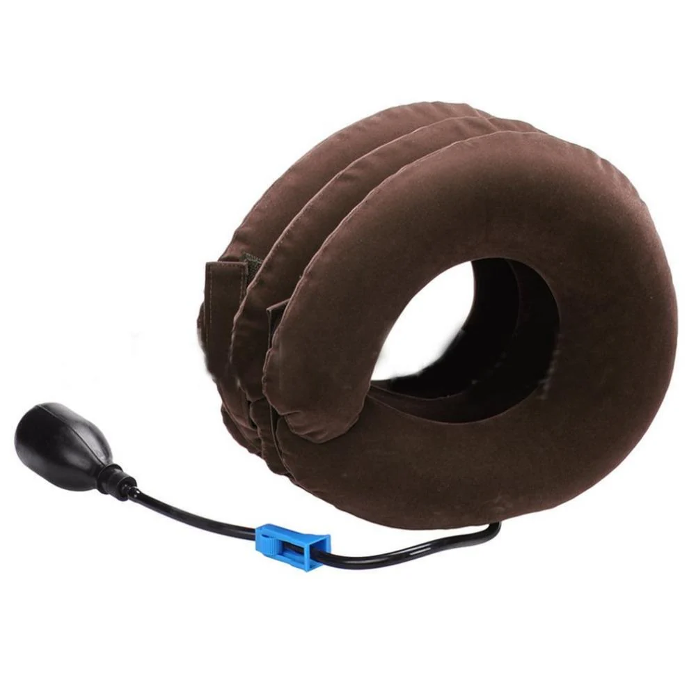 Three Layers Cervical Traction Inflatable Pillow